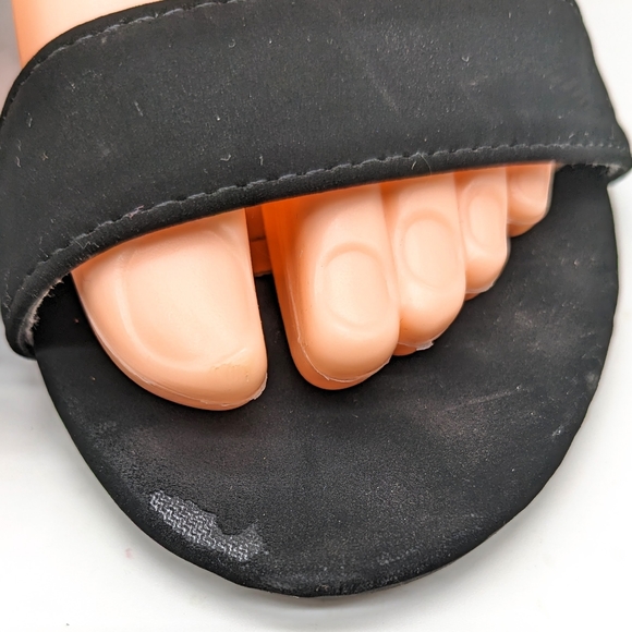 TOP Moda Hannah Heels Black With Ankle Straps Women's Size 7 - Picture 8 of 8